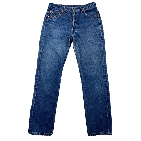 Vintage 90's Levi's 501 Blue Denim Jeans 34x32 (Actual 32x31) USA
